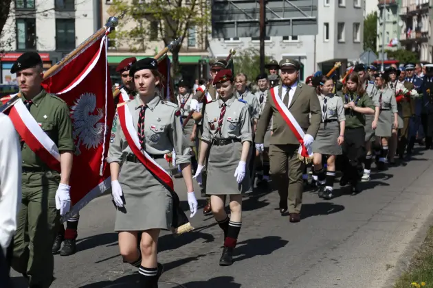 Lębork na biało-czerwono – uroczyste obchody rocznicy uchwalenia Konstytucji 3 Maja