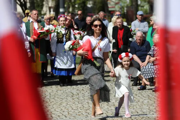 Lębork na biało-czerwono – uroczyste obchody rocznicy uchwalenia Konstytucji 3 Maja