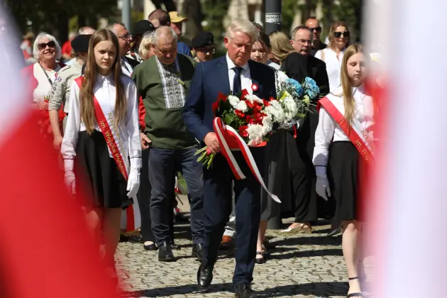 Lębork na biało-czerwono – uroczyste obchody rocznicy uchwalenia Konstytucji 3 Maja