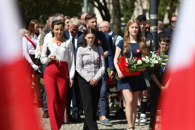 Lębork na biało-czerwono – uroczyste obchody rocznicy uchwalenia Konstytucji 3 Maja