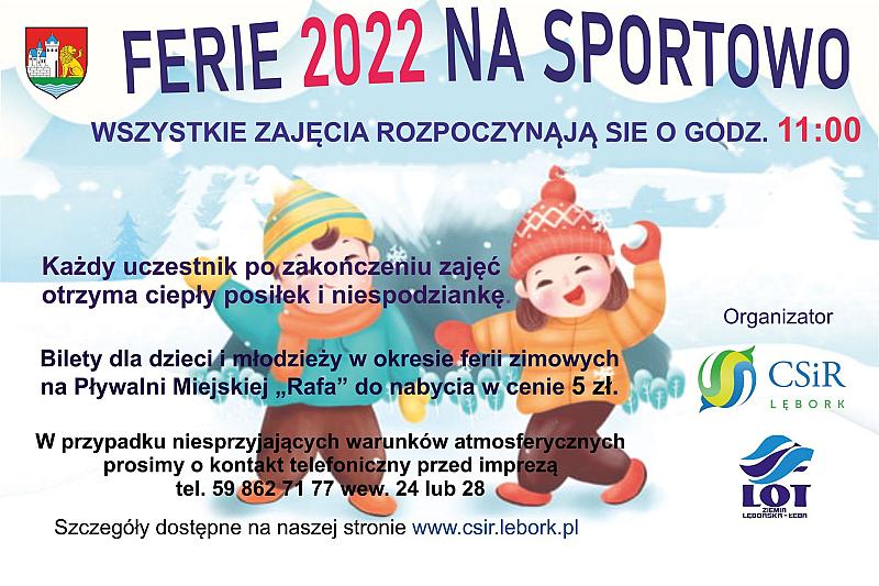 Ferie 2022 na sportowo w innej formule