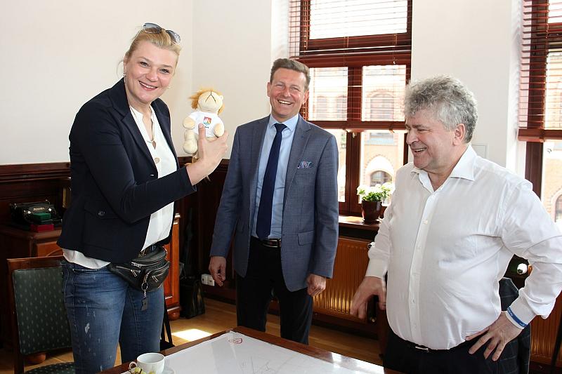 Mistrzyni Europy Małgorzata Glinka-Mogentale odwiedziła Lębork