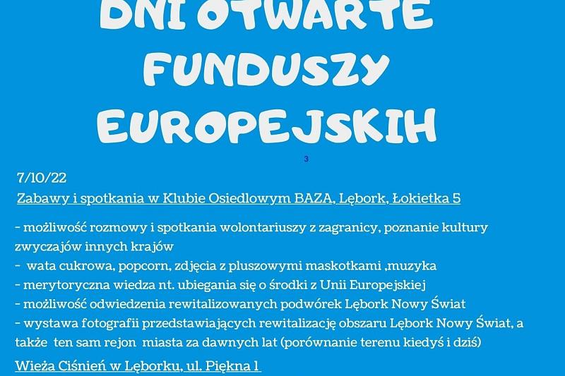 Dni Otwarte Funduszy Europejskich