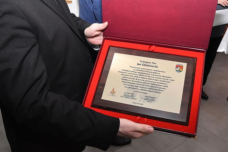 Pożegnanie z nadleśniczym Janem Dominieckim