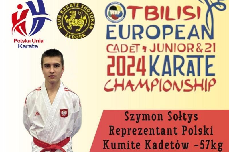 Szymon Sołtys zawodnik Klubu Karate SHOTOKAN oficjalnie powołany do reprezentacji Polski na Mistrzostwa Europy Karate WKF