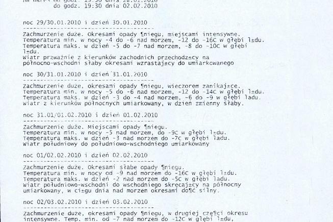 Ostrzeżenie przed opadami śniegu