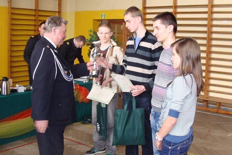 ,,Młodzież zapobiega pożarom