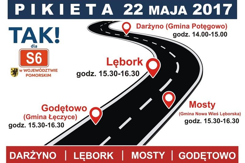 22 maja wspólny protest w sprawie przyśpieszenia budowy S6