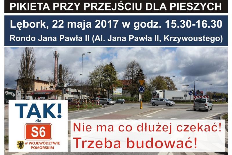 22 maja wspólny protest w sprawie przyśpieszenia budowy S6