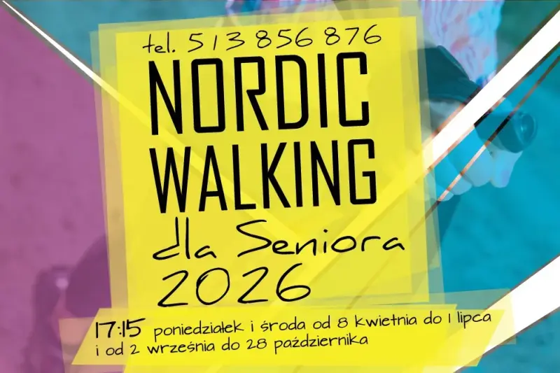 Od 8 kwietnia zajęcia nordic walking dla seniorów