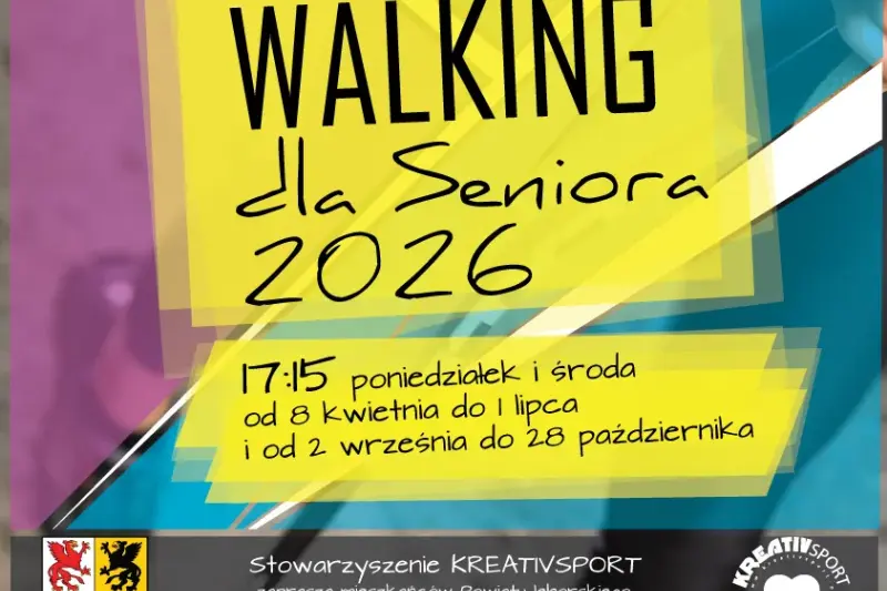 Od 8 kwietnia zajęcia nordic walking dla seniorów