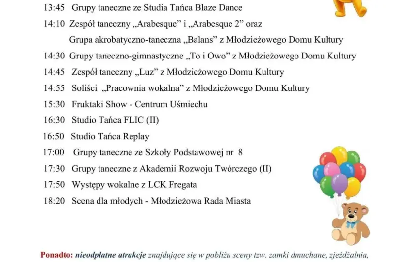 Wielkie rodzinne świętowanie w Lęborku - zapraszamy na Dzień Dziecka
