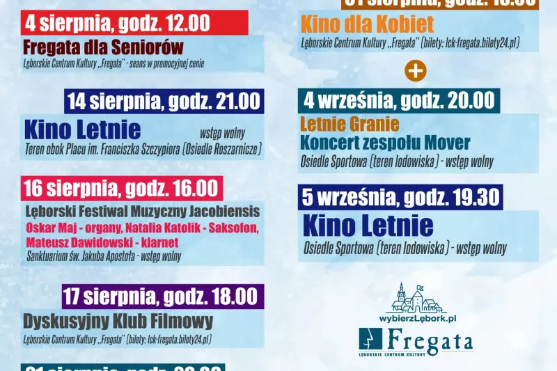 Lato 2026 w Lęborku – odkryj wakacyjną ofertę miejskich instytucji