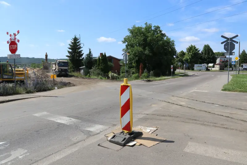 PKP PLK przebudowuje przejazd w Lęborku. Utrudnienia na ul. Mireckiego i Topolowej