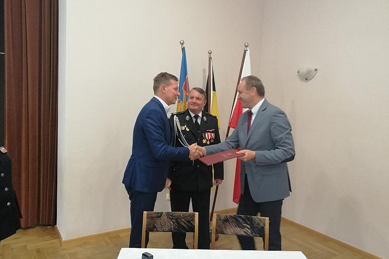 Marszałek Województwa Pomorskiego dofinansował lęborską Ochotniczą Straż Pożarną