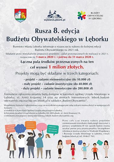 Budżet Obywatelski w Lęborku - składanie wniosków
