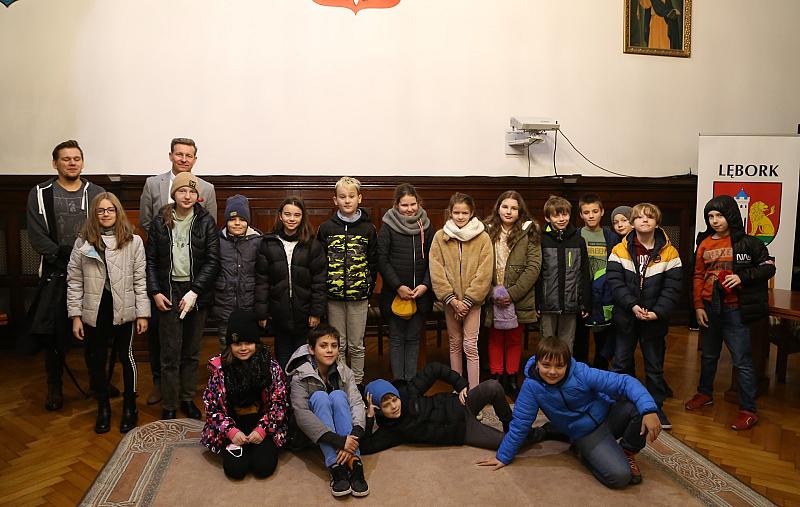 Uczniowie ze Szkoły Podstawowej nr 1 z wizytą w ratuszu