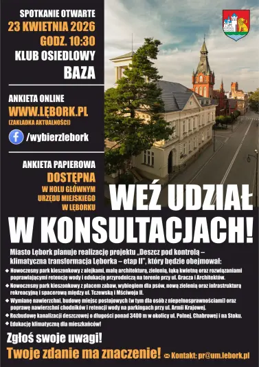 Konsultacje społeczne – przyszłość Twojego miasta!