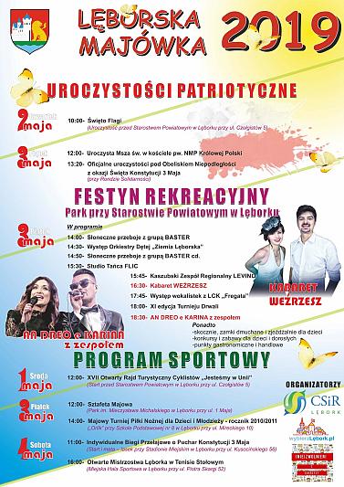 Święto Konstytucji 3 Maja i Lęborska Majówka 2019